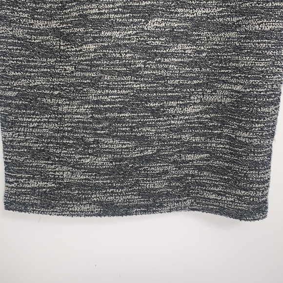 Banana Republic Women’s Black SS Sz 10 Boucle Tweed Textured Midi Dress Knit - Picture 5 of 12